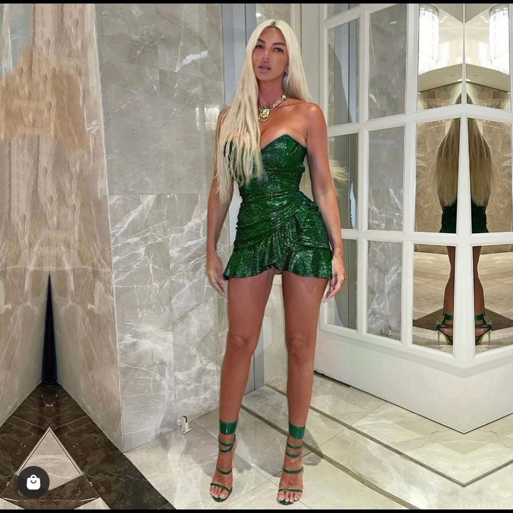 Jessica rich emerald green heels